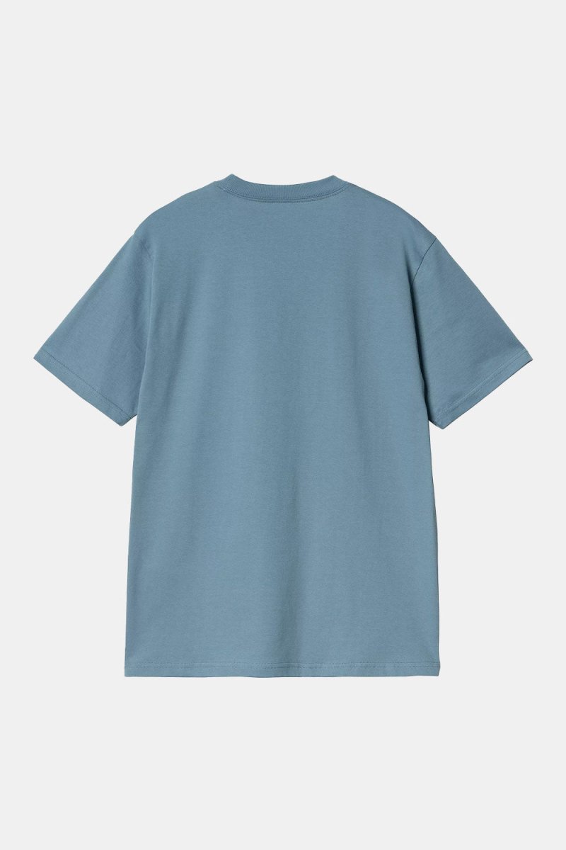 Carhartt WIP Short Sleeve Old Friend T-Shirt (Clay Blue) | T-Shirts