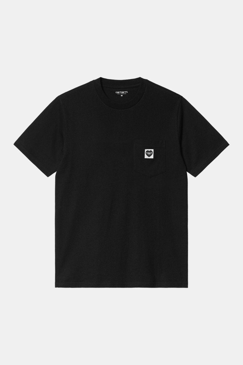 Carhartt WIP Short Sleeve Pocket Heart T-Shirt (Black) | T-Shirts