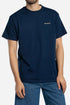 Carhartt WIP lyhythihainen Script Embroidery T-paita (muste/ilmakeltainen) | T-paidat