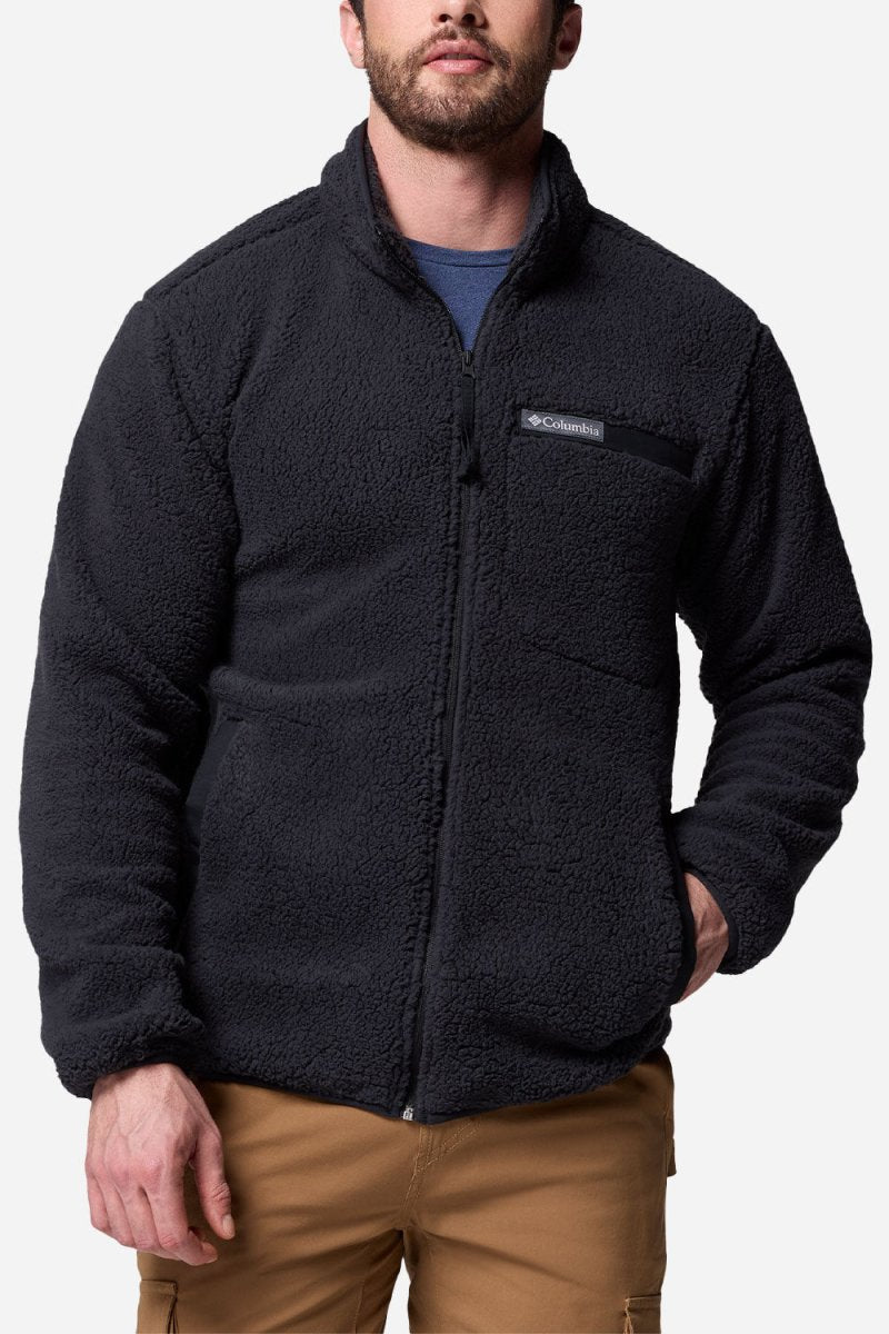 Columbia Rugged Ridge™ High Pile Full Zip (Black) | Sweaters