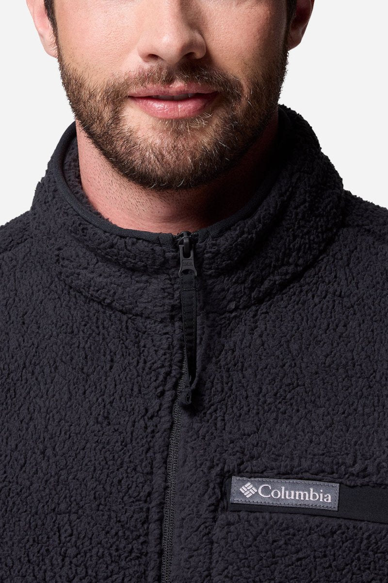 Columbia Rugged Ridge™ High Pile Full Zip (Black) | Sweaters
