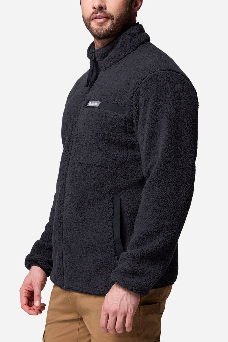Columbia Rugged Ridge™ High Pile Full Zip (Black) | Sweaters