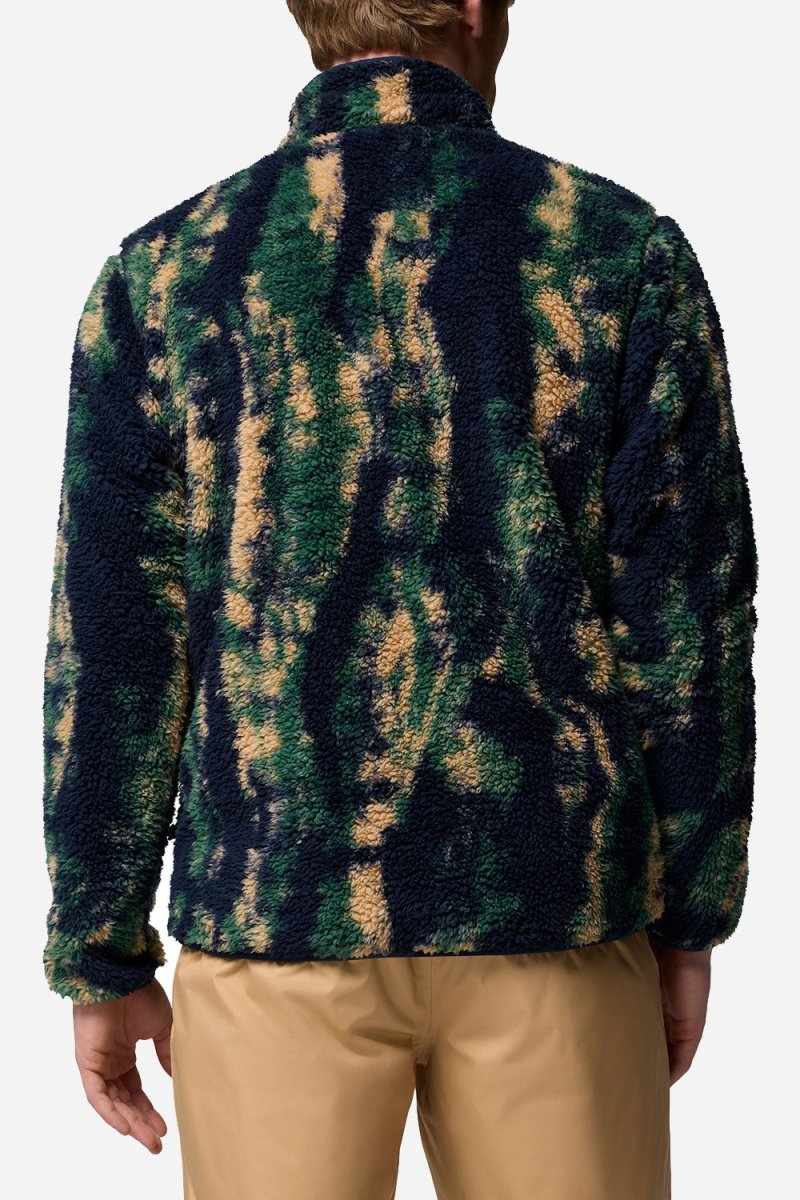 Columbia Winter Pass™ Reversible Fleece (Collegiate Navy/Tracks) | Sweaters