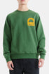 Deus Melodies Crew Sweatshirt (Hillside Green) | Neulepuserot