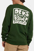 Deus Nice To See You Crew Sweatshirt (Hillside Green) | Neulepuserot