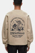 Edwin Agaric Village Heavy Sweatshirt (valkopippuri) | Neulepuserot