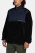 Edwin Kaiteki Half Zip Lightweight Fleece Sweat (musta) | Neulepuserot