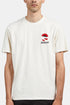 Edwin Kamifuji Embroiled Chest T-paita (Whisper White) | T-paidat