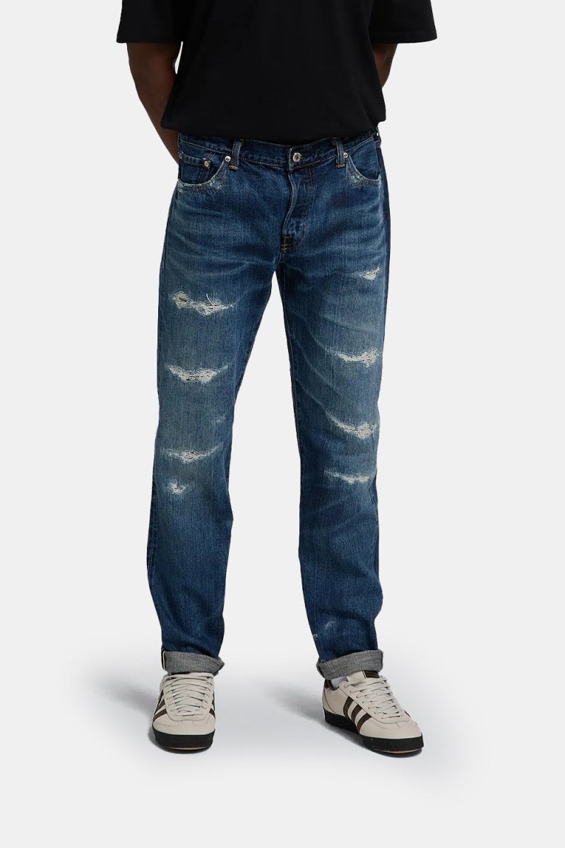 Edwin Regular Kaihara Tapered Rainbow Selvage Jeans (Dark Pure Indigo) | Jeans