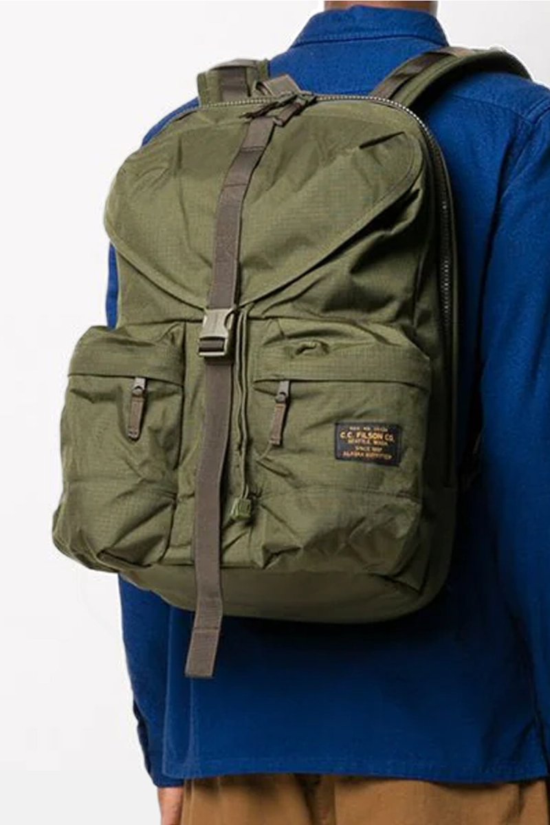 Filson Ripstop Cordura Nylon 35L Backpack (Surplus Green) | Bags