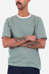 Folk 1x1 Stripe T-paita (Phthalo Green/Ecru) | Paidat