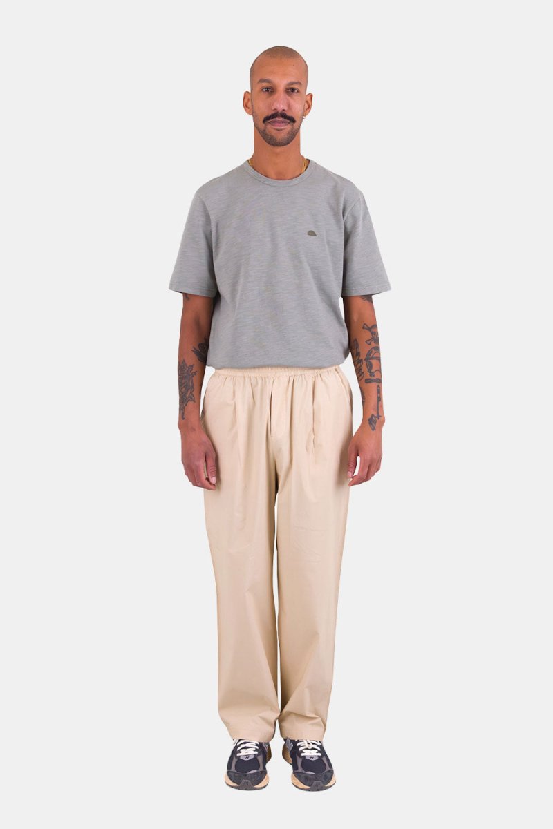 Folk Drawcord Loose Trouser (Light Stone) | Trousers