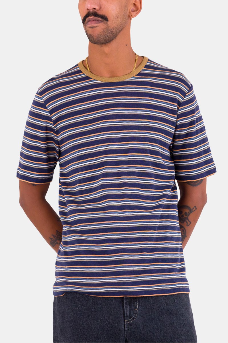 Folk Multistripe T-Shirt (Navy Mix) | Shirts