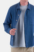 Folk Patch Shirt (Indigo Basketweave) | Paidat