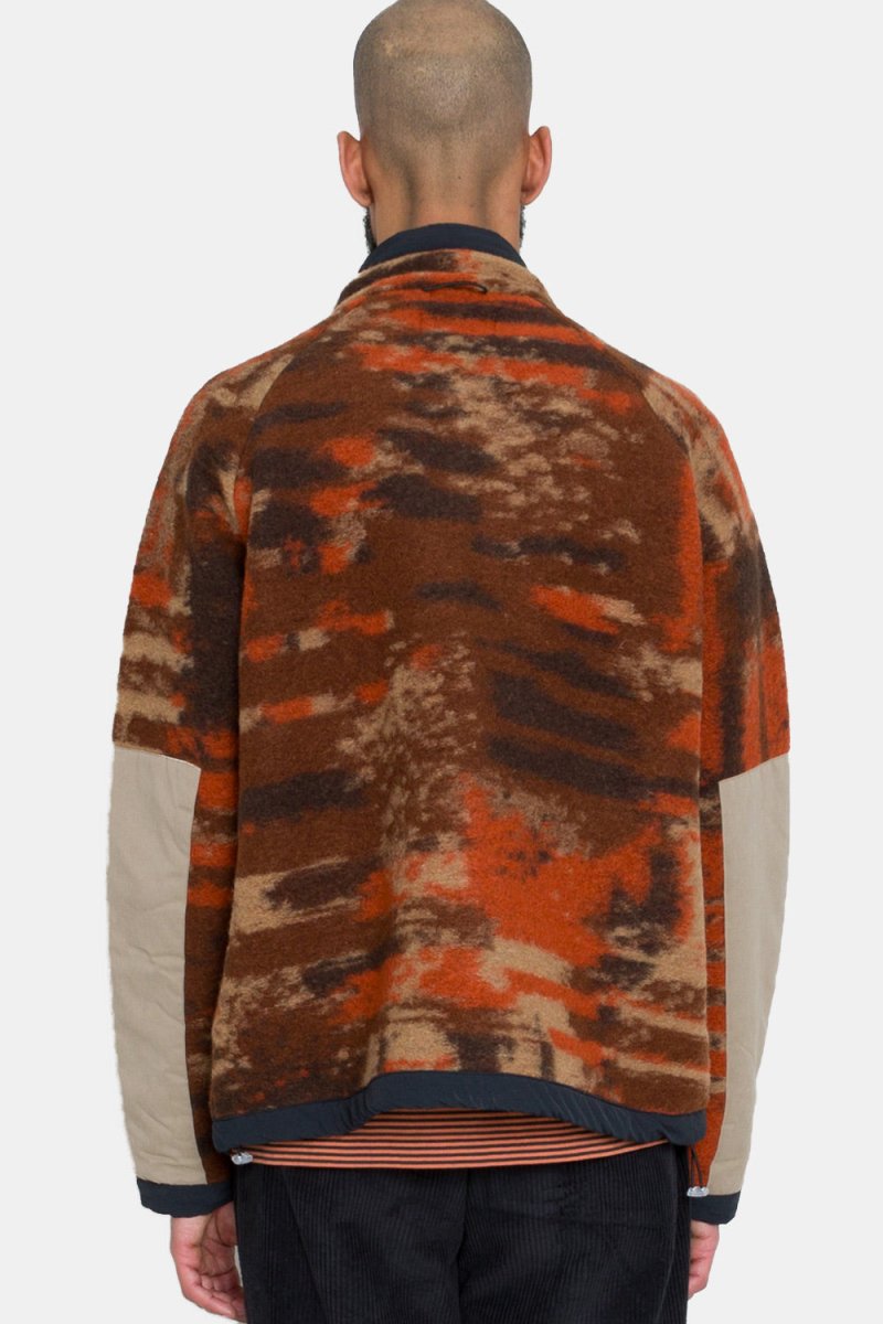 Folk Signal Fleece (Rust Multi Jacquard) | Sweaters