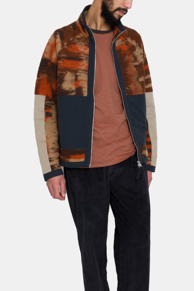 Folk Signal Fleece (Rust Multi Jacquard) | Sweaters