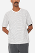 Folk Textured Stripe T-paita (Ecru/Navy) | Paidat