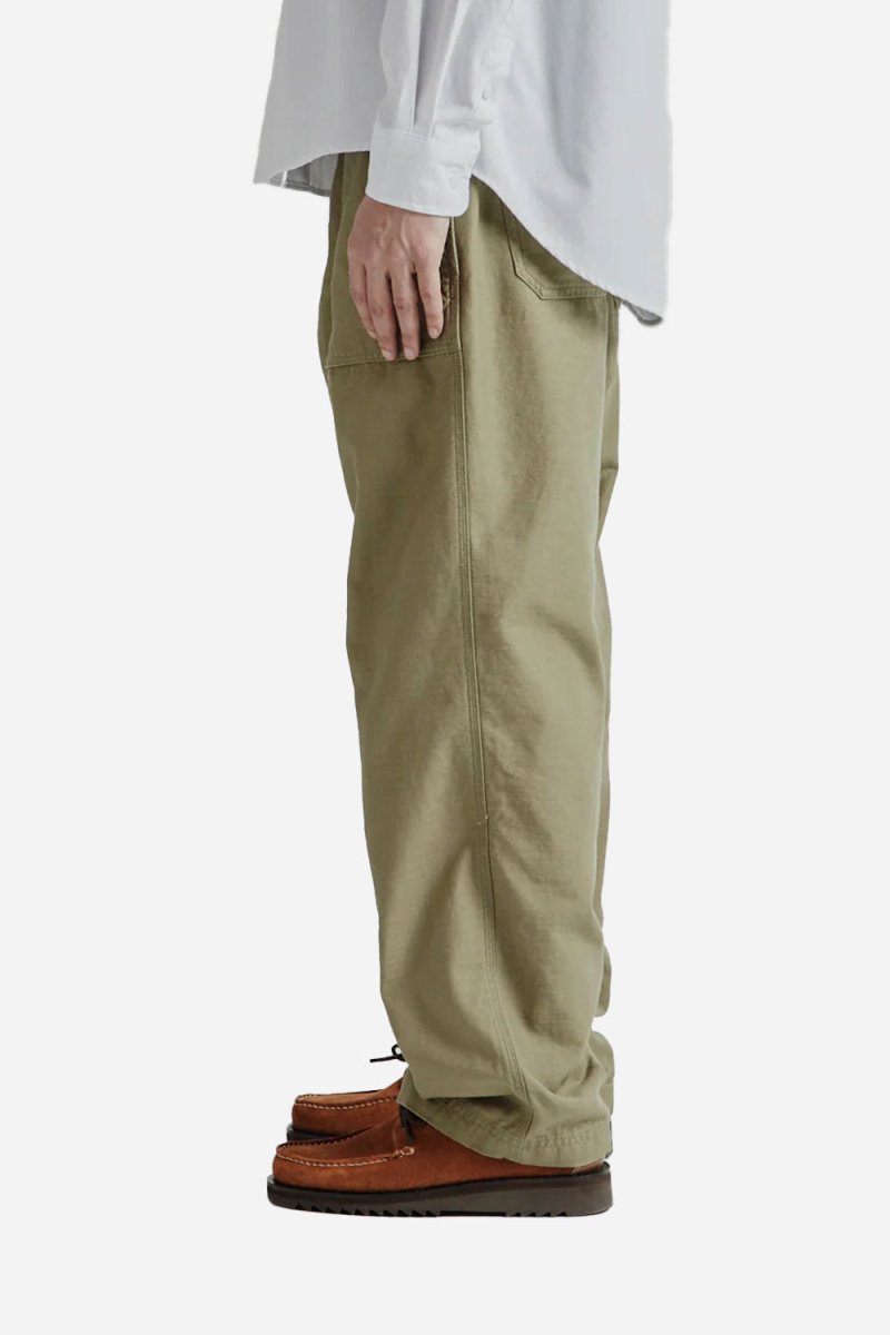 Frizmworks Back Satin Fatigue Pants (Khaki Beige) | Trousers