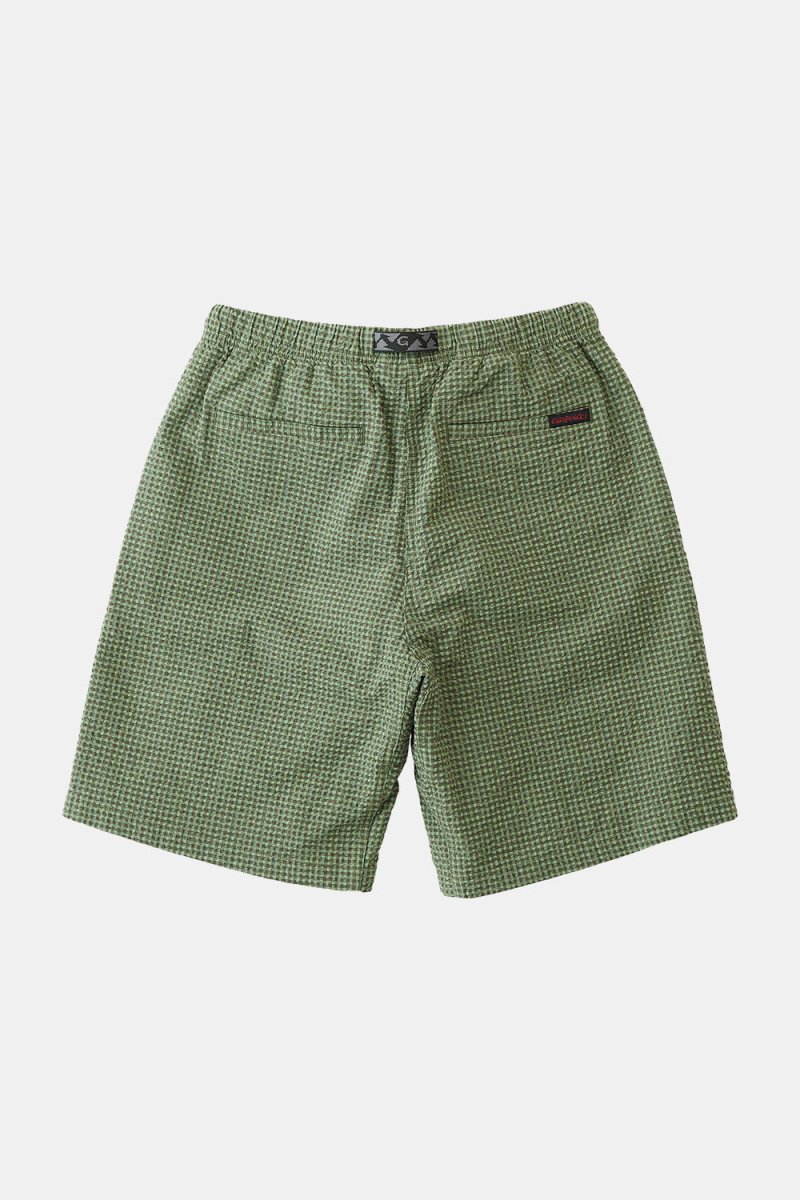 Gramicci O.G. Micro Plaid Seersucker G-Short (Mint) | Shorts