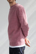 Half Dozen Super Soft Double Harjattu Crew Neck (Heather Orchid) | Neuleet