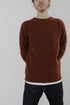Puoli tusinaa Super-Soft Double Harjattu Crew Neck -neulepusero (ruoste) | Neuleet