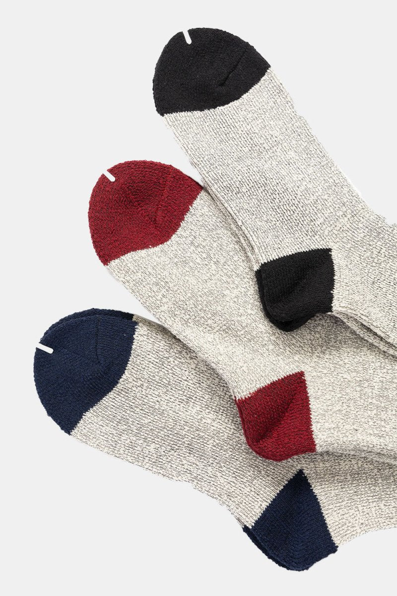 Healthknit 3 Pack Stripe Crew Socks (harmaa Multi) | Sukat