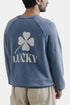 La Paz Cunha Lucky Print -pusero (Blue Oceana) | Neulepuserot