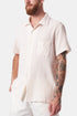 La Paz Silveira Panama Shirt (Spiced Coral/Safari Stripe) | Paidat