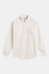 Portugalilainen flanelli Atlantico Stripe paita (hiekka) | Paidat