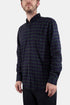 Portugalilainen flanelli Blom ESP Check Shirt (sininen / violetti) | Paidat