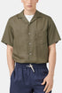 Portugalilainen flanelli Camp Collar -paita (Dry Green) | Paidat