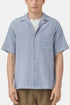 Portugalilainen flanellijacquard-chambray-paita (sininen) | Paidat