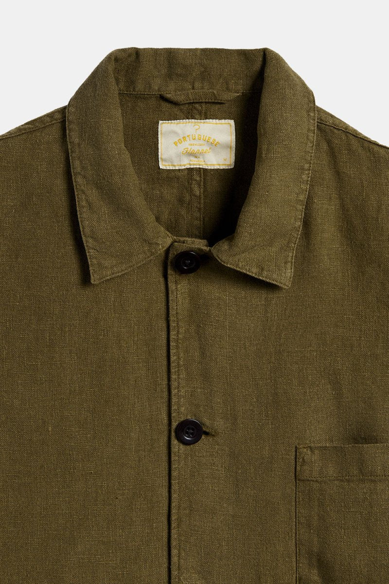 Portuguese Flannel Labura Jacket (Olive) | Jackets