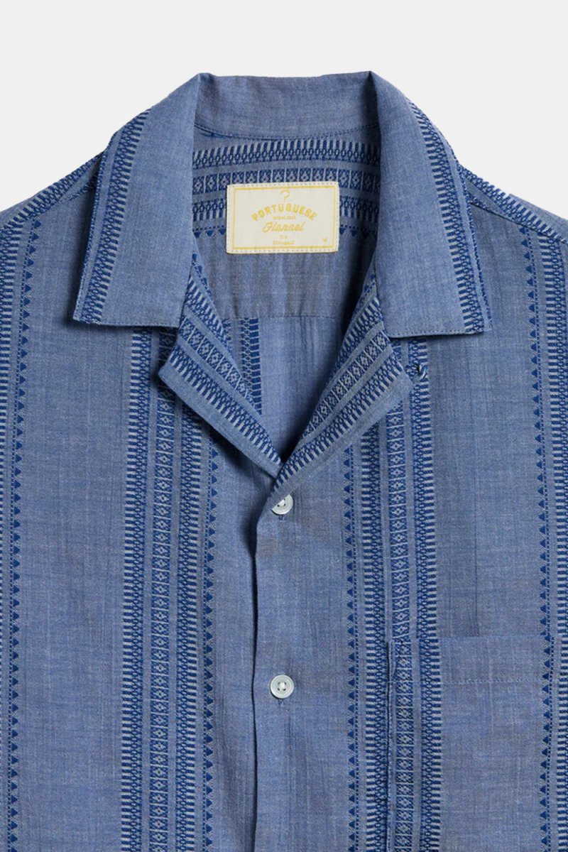 Portuguese Flannel Pacific Shirt (Indigo) | Shirts