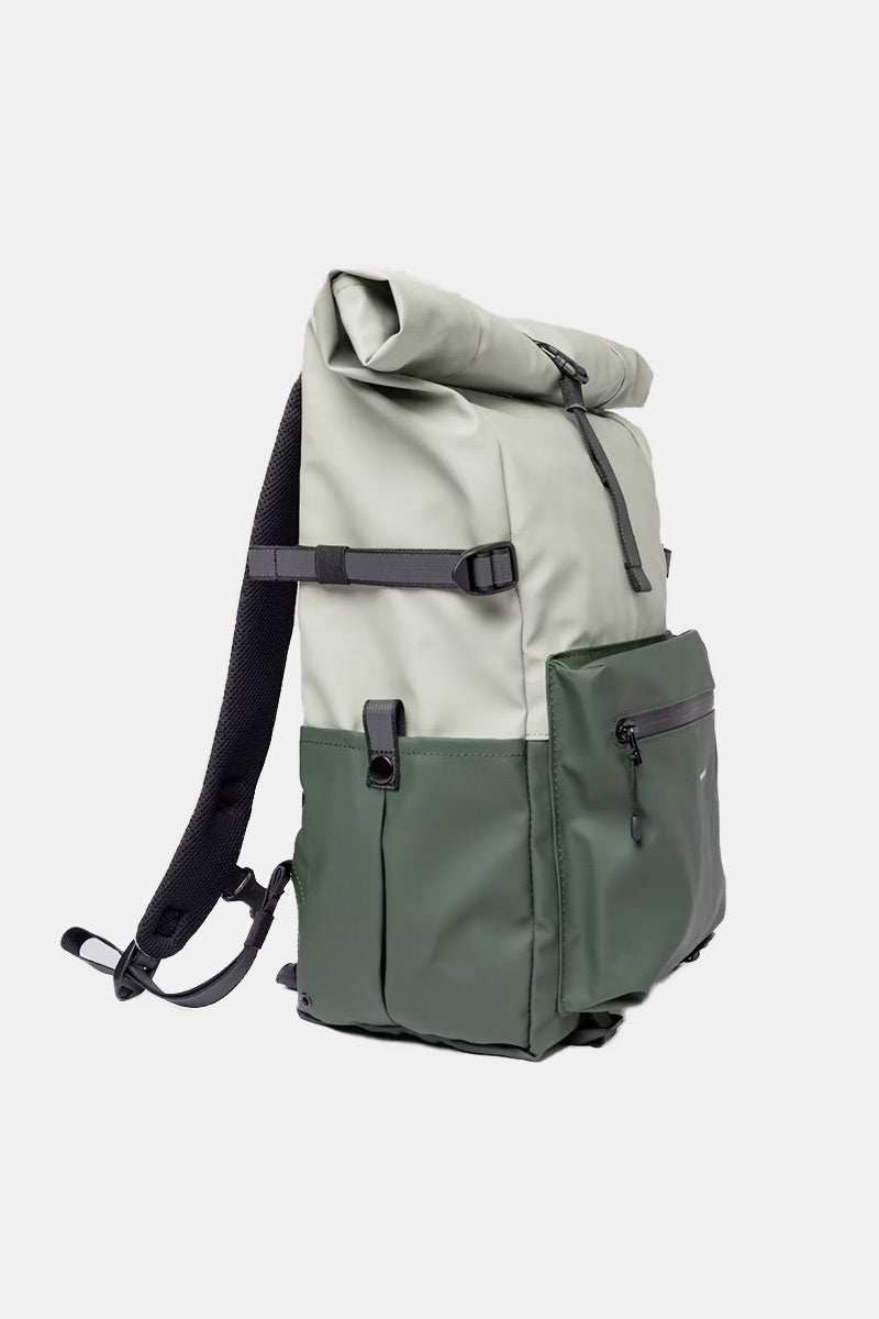 Sandqvist Ruben 2.0 Water - Resistant Rolltop Backpack (Multi Green) | Bags