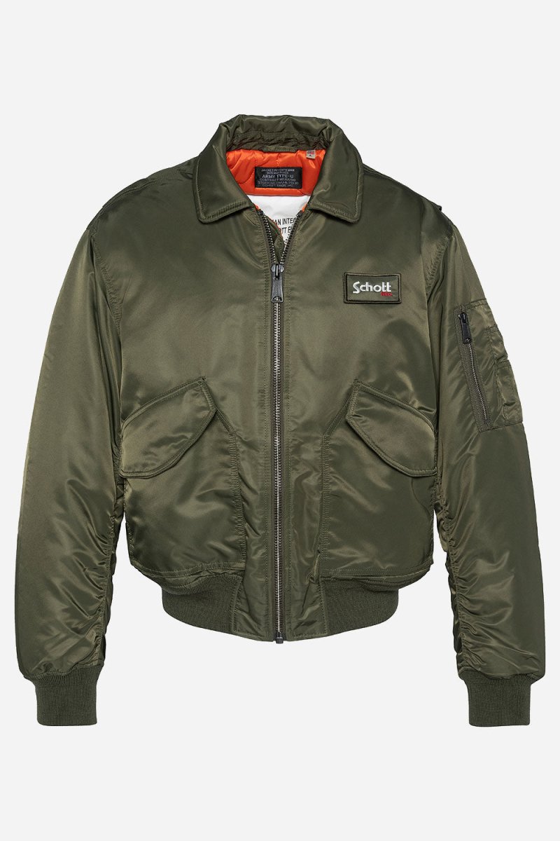 Schott 21090 - RS Jacket (Army Khaki) | Jackets