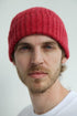 Superpehmeä lampaanvilla Fisherman Beanie - punainen | Hatut