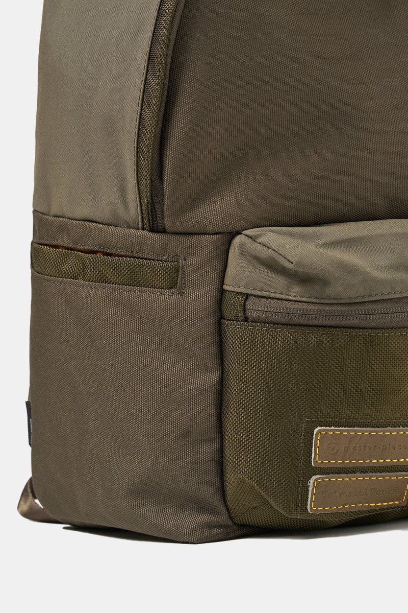 Universal Works Backpack (Olive Recycled Tech Canvas) | Bags