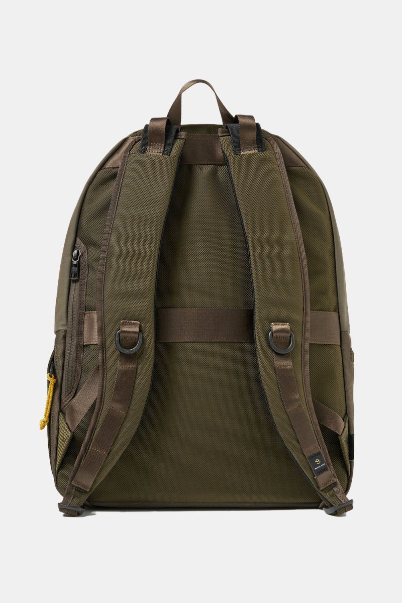 Universal Works Backpack (Olive Recycled Tech Canvas) | Bags