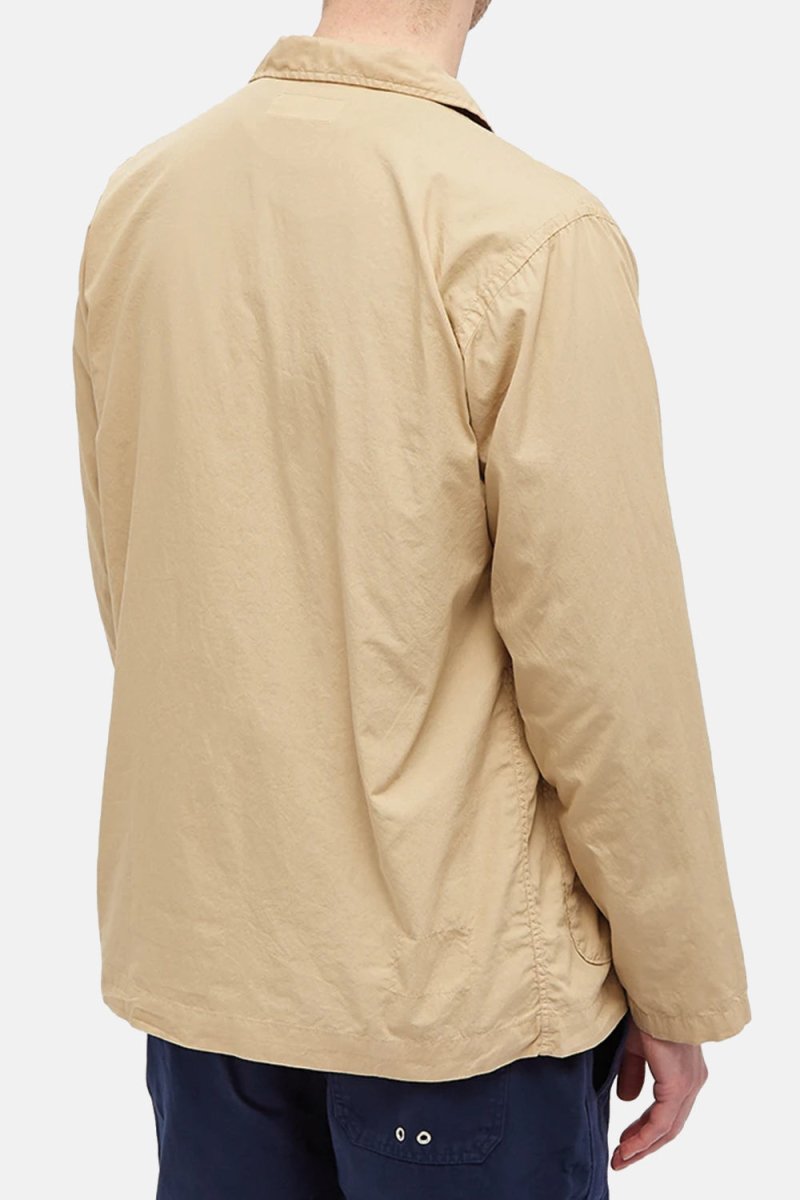 Universal Works Bakers Summer Poplin Overshirt (Sand) | Jackets