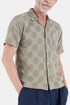 Universal Works Dot Cotton Road Shirt (vaalea oliivi) | Paidat