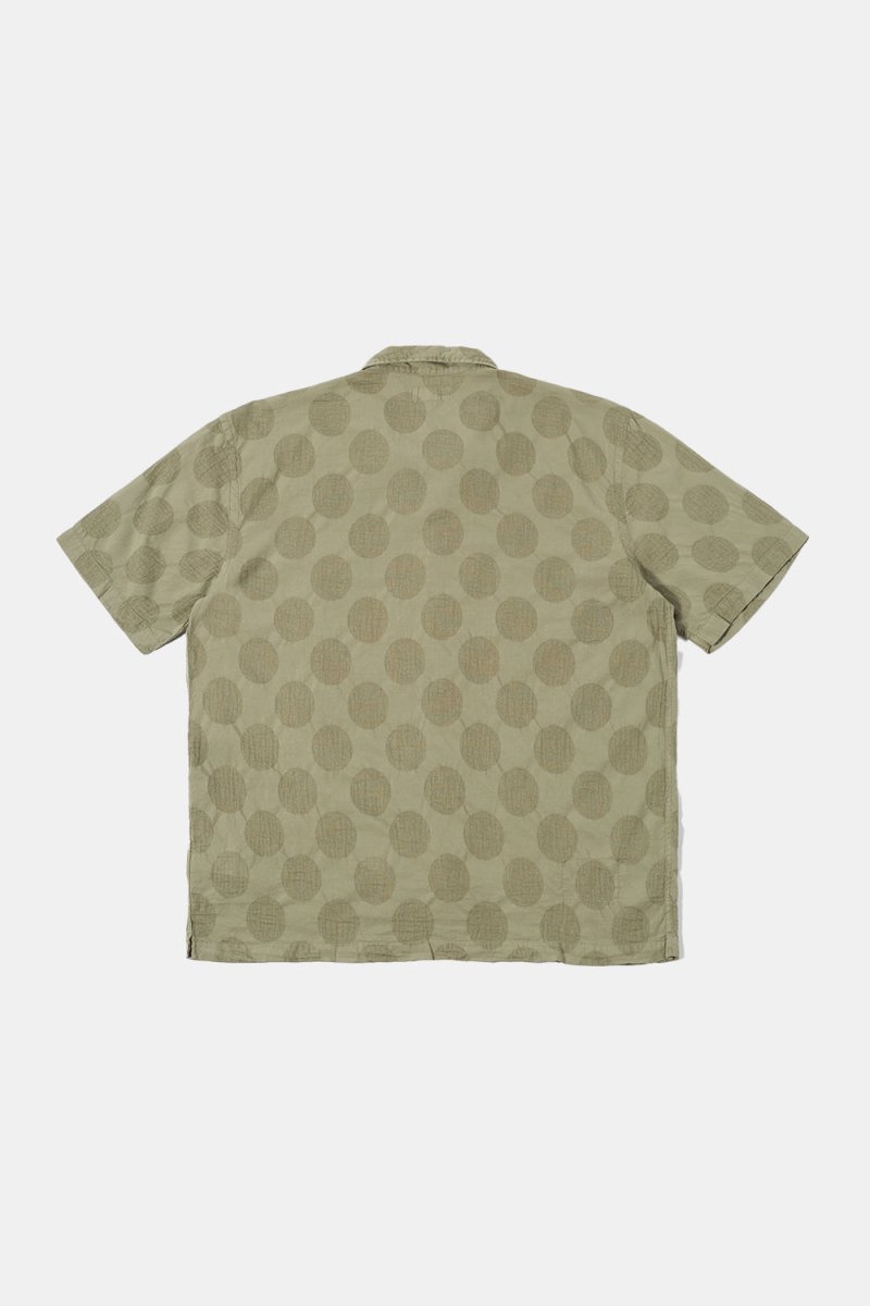 Universal Works Dot Cotton Road Shirt (Light Olive) | Shirts