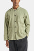 Universal Works Fine Cord Bakers Overshirt (vaalea oliivi) | Takit