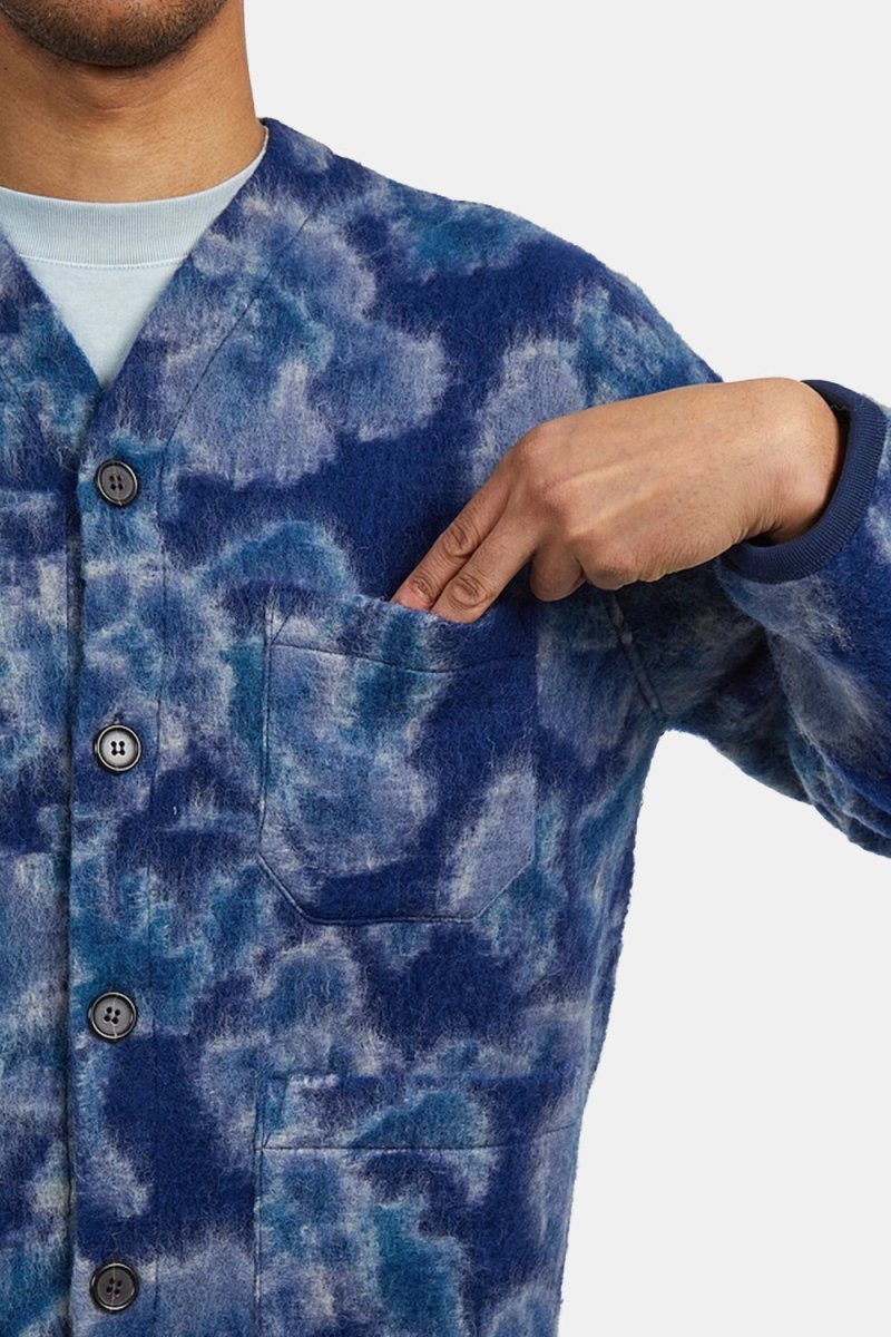 Universal Works Flower Fleece (Navy) | Sweaters