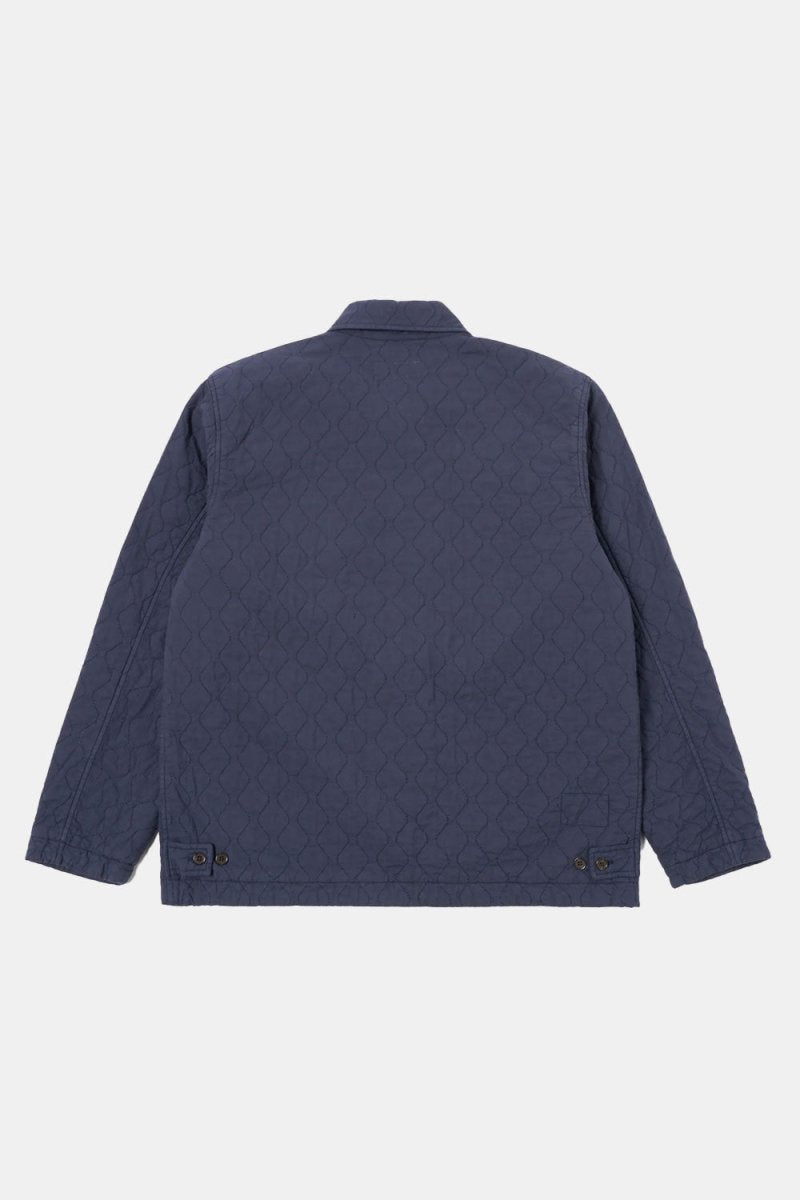 Universal Works Gower Jacket (Dark Navy Quilt Cotton) | Coats & Jackets