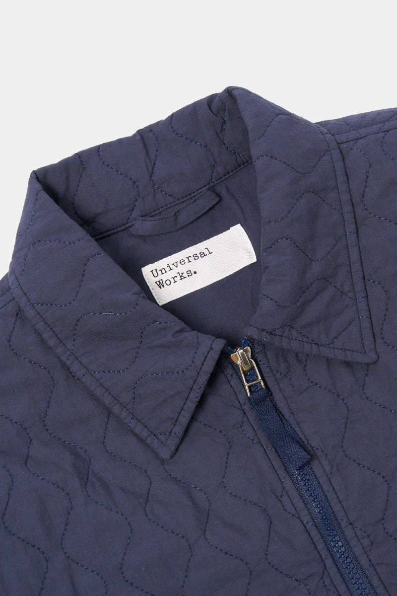 Universal Works Fine Cord Bakers Overshirt (Navy)