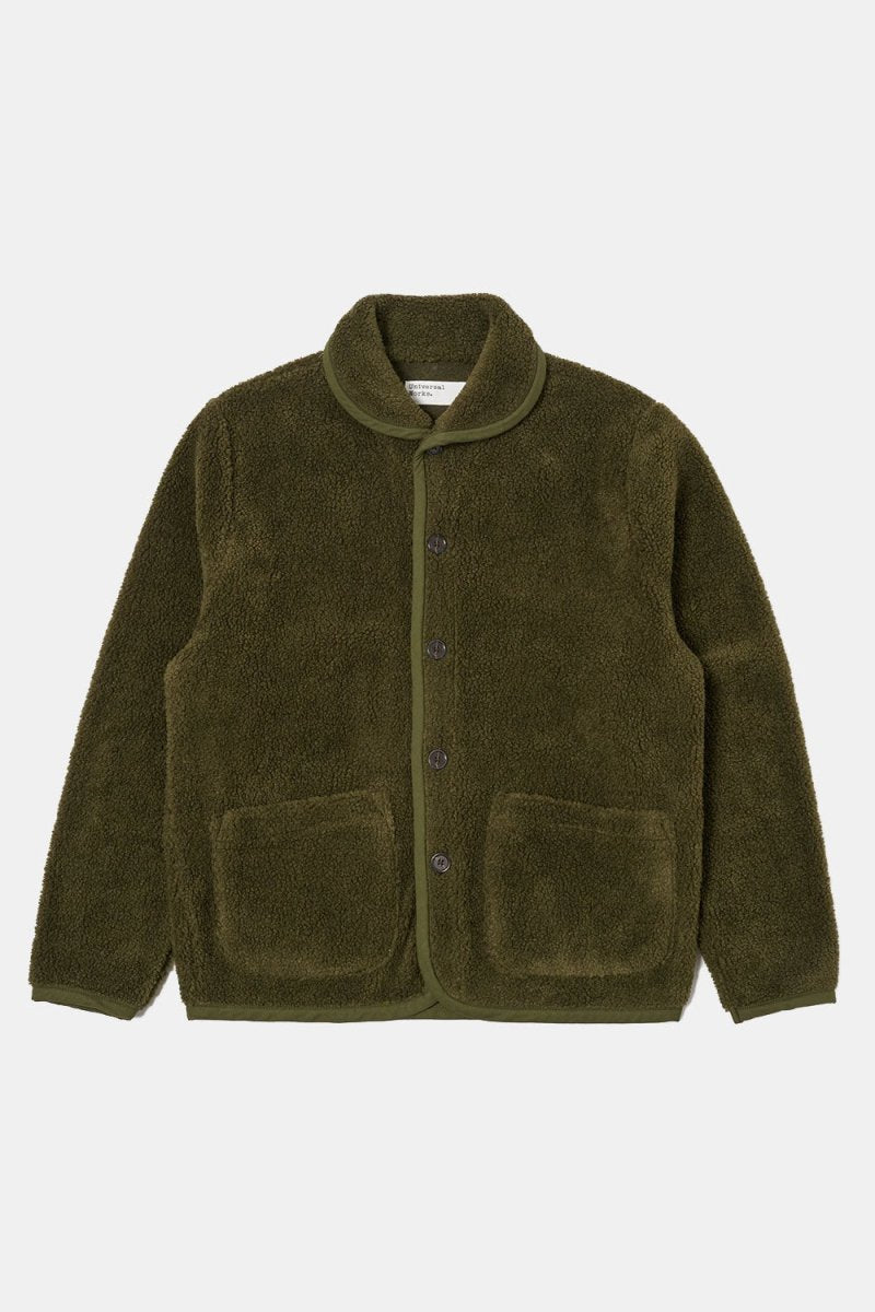 Universal Works Lancaster Jacket (Olive Mountain Fleece) | Jackets