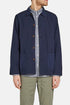Universal Works Poplin Bakers Overshirt (laivasto) | Takit
