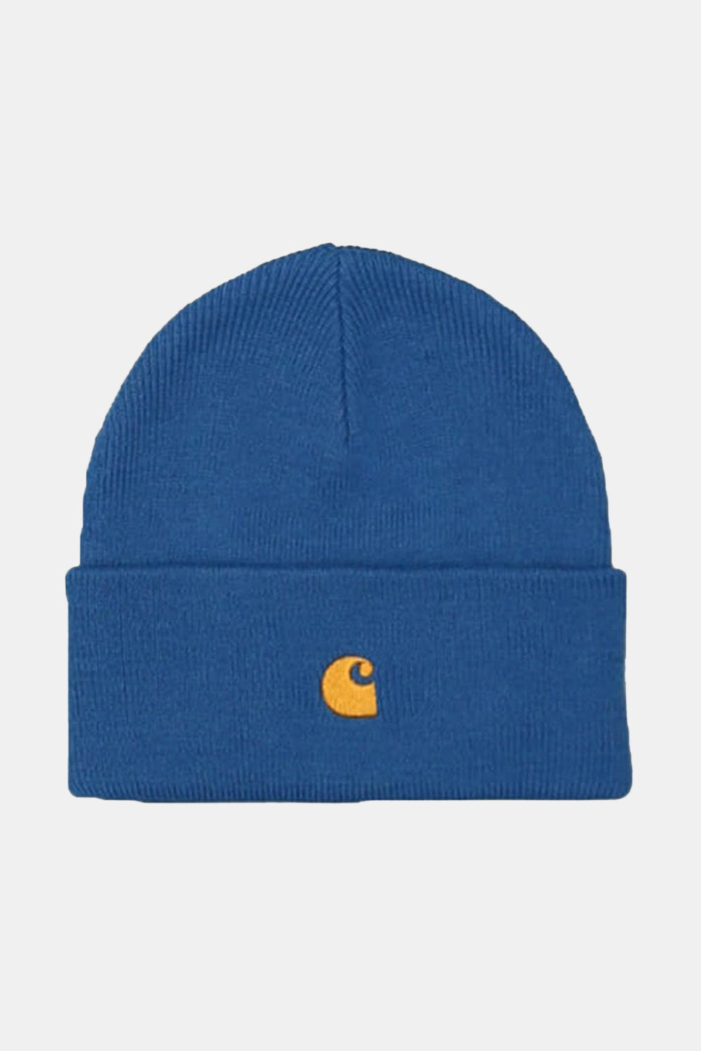 Carhartt WIP Chase Beanie (Skydive Blue & Gold) | Number Six